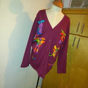 Women's cardigan sweater